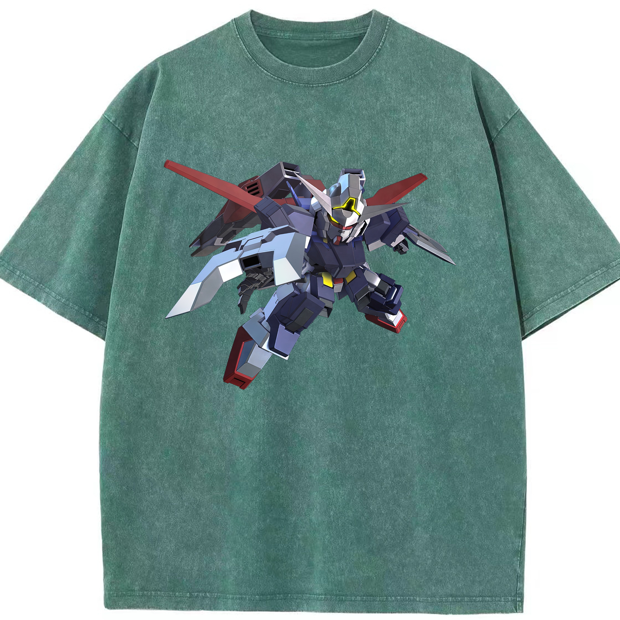 （画像用） 機動戦士ガンダム Mobile Suit Gundam 綿100% ヴィンテージ風 半袖Tシャツ（フロントプリント）